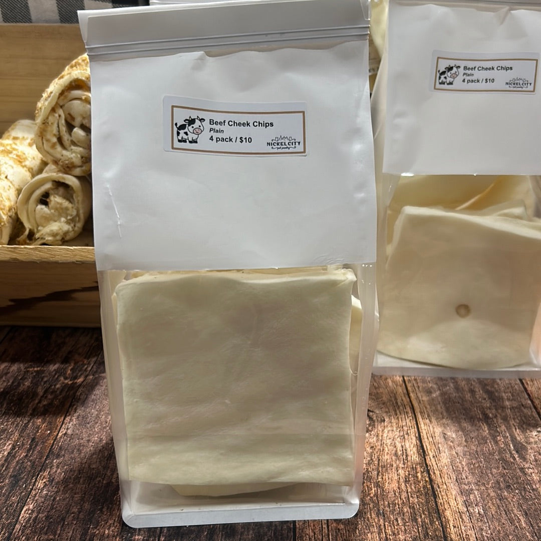Beef Cheek Chips 4 Pack