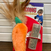 Kong Refillables Carrot Catnip Toy for Cats - Nickel City Pet Pantry