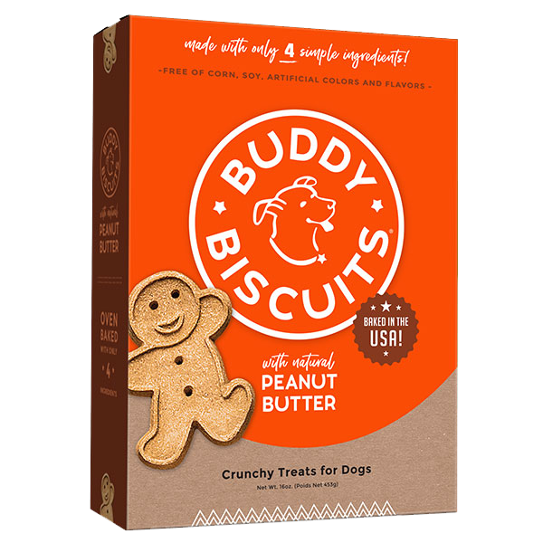 Original Oven Baked Buddy Biscuits - Peanut Butter - Nickel City Pet Pantry